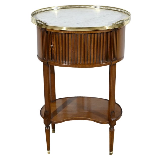 Small Mahogany Drum Table For Sale