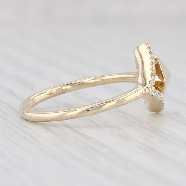 2020s Sophia Diamond Arrow Ring 14k Yellow Gold Size 6.75 For Sale - Image 5 of 8