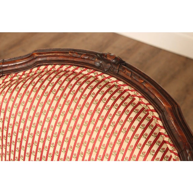 Antique French Louis XV Style Fauteuil Armchairs - A Pair For Sale In Philadelphia - Image 6 of 12