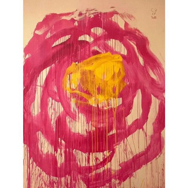 Contemporary Cy Twombly Roses Poster For Sale - Image 3 of 3
