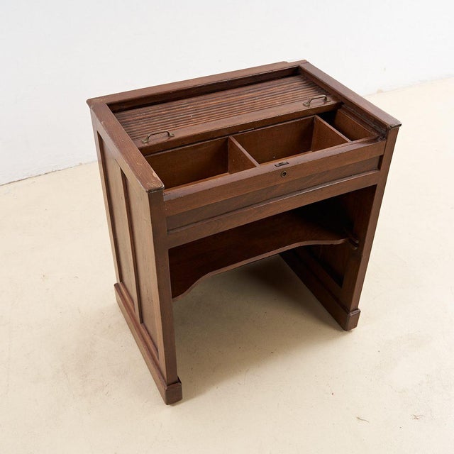 Rolling shutter filing cabinet height: 72 width: 62 depth: 43 additional information style: vintage production period:...