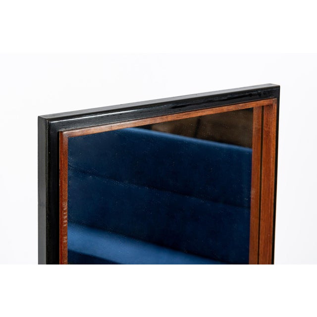 Antique Art Deco Wood Vanity Mirror & Stool by Donald Deskey for Widdicomb 1930s For Sale - Image 12 of 18