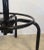 Black Metal and Chrome Bar Stools With Round Wood Seats 'Four Available' For Sale - Image 10 of 12