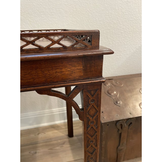 19th Century Mahogany Tea Table For Sale - Image 4 of 13