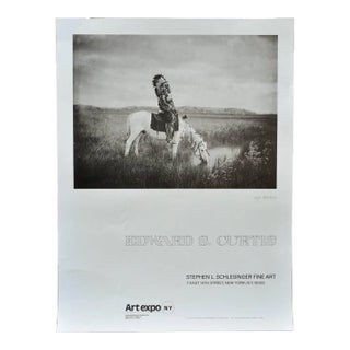 Edward Curtis Exhibition Poster, Modern Art Editions, 1979 For Sale