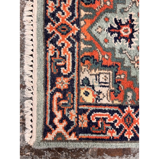 Textile 2ft 9in × 8ft 3in Vintage Wool Runner Rug For Sale - Image 7 of 12