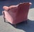 Vintage French Provincial Blush Pink Velvet Armchair With Carved Wood Frame For Sale - Image 4 of 7