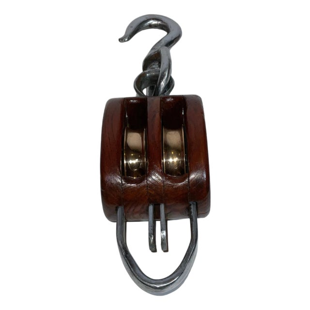 Sturdy Double Sheave Pulley with Steel Swivel Hook For Sale