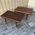A Pair of Vintage Newly Restored Mid Century Modern George Nelson Style Wood Slat Benches / Side Tables. Circa 1960s...