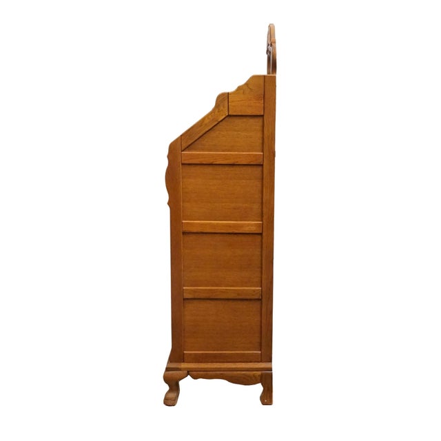 Lexington Furniture Victorian Sampler Quarter Sawn Oak 24" Lingerie Chest W. Vanity Mirror 391-3102 For Sale - Image 10 of 15
