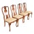 Queen Anne Solid Mahogany Dining Chairs by Stanley, Set of Four For Sale