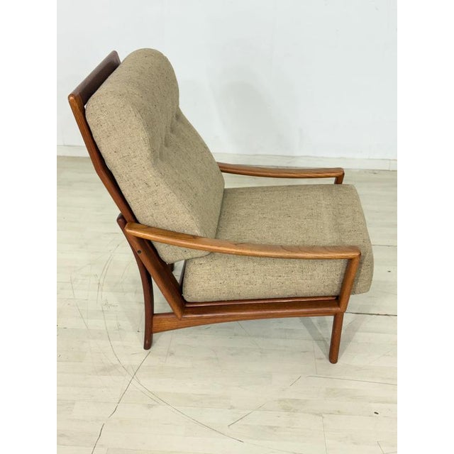 Mid-Century Danish Lounge Chair in Teak Armchair by Grete Jalk for Glostrup Møbelfabrik, 1960s For Sale - Image 5 of 10