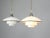 Sistrah p4 pendant lights by otto muller circa 1930s - original steel gallery - comes with original ceiling rose - comes...