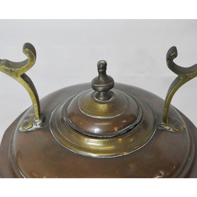 Gold 19th Century Copper and Brass Water Pot For Sale - Image 8 of 11