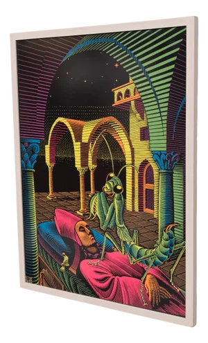 Black Light Poster Dream by M.C. Esher, 1960s