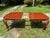 Vintage French Provincial Louis XV Solid Cherry Parquetry Extension Dining Table For Sale - Image 12 of 12