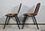 Set of Metal and Leather Chairs, 1960 For Sale - Image 18 of 18