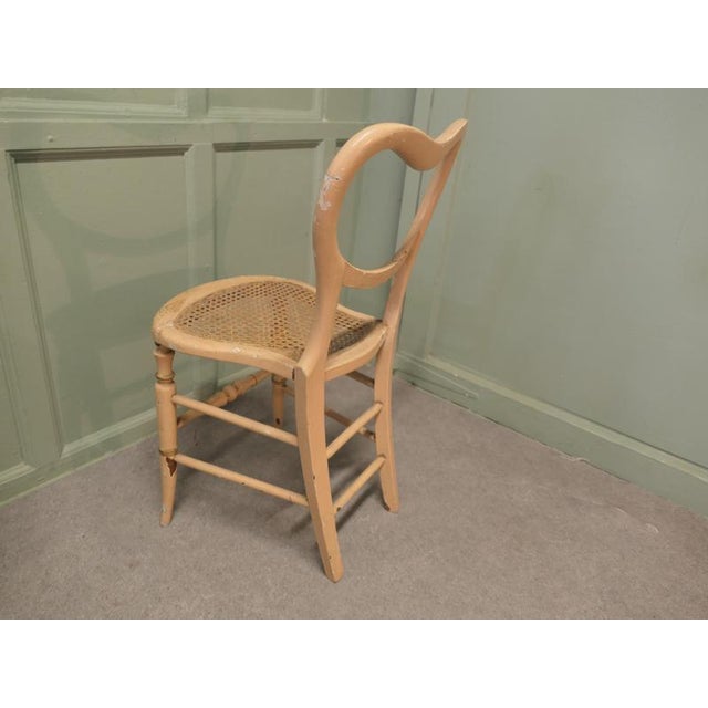 Victorian Painted Balloon Back Bedroom Chair For Sale - Image 4 of 8