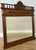 French Style Oak Carved Wall Mirror For Sale - Image 10 of 10