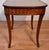 1910s Antique French Louis XV Walnut & Satinwood Inlay Small Coffee Table For Sale - Image 6 of 15