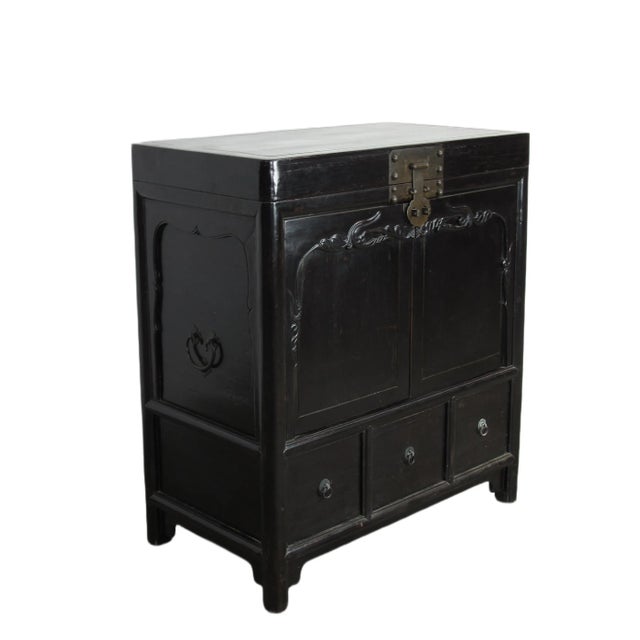 Chinese Antique Chinese Trunk Cabinet For Sale - Image 3 of 13