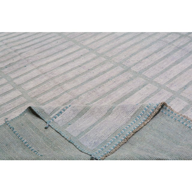 1990s Moroccan Hand Knotted Beni Ourain Rug With Soft Texture,10'4"X14'5" For Sale In New York - Image 6 of 7