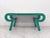 Hand Painted Faux Malachite Console / Desk, Alessandro, Baker, 1980's For Sale - Image 11 of 11