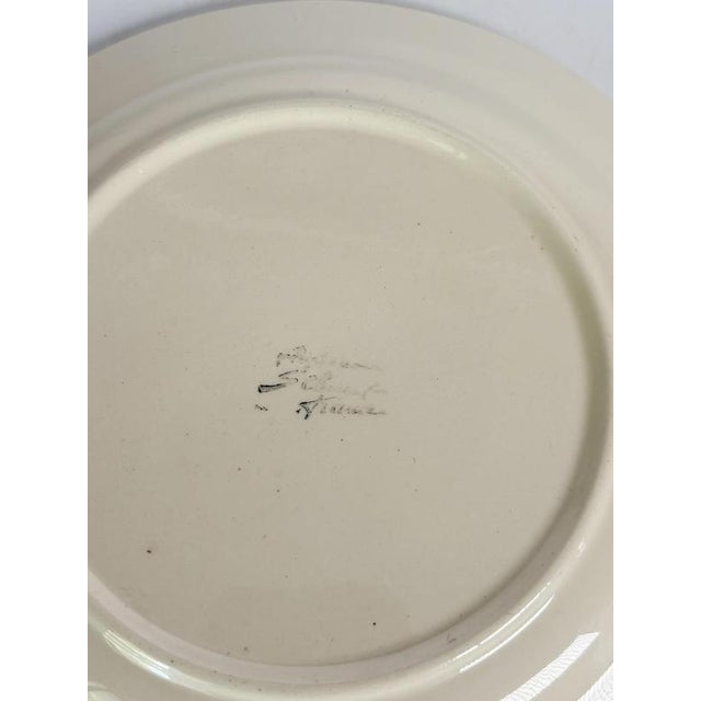 Majolica Plates, France, 20th Century, Set of 2 For Sale - Image 12 of 15