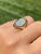 The Tyler Road: Mid Century Modern Two Tone Diamond Ring. Our exquisite oval-shaped white gold diamond ring is a stunning...