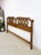 Mid 20th Century MCM Thomasville King Headboard Walnut Curved Vintage Mid Century Modern For Sale - Image 5 of 6