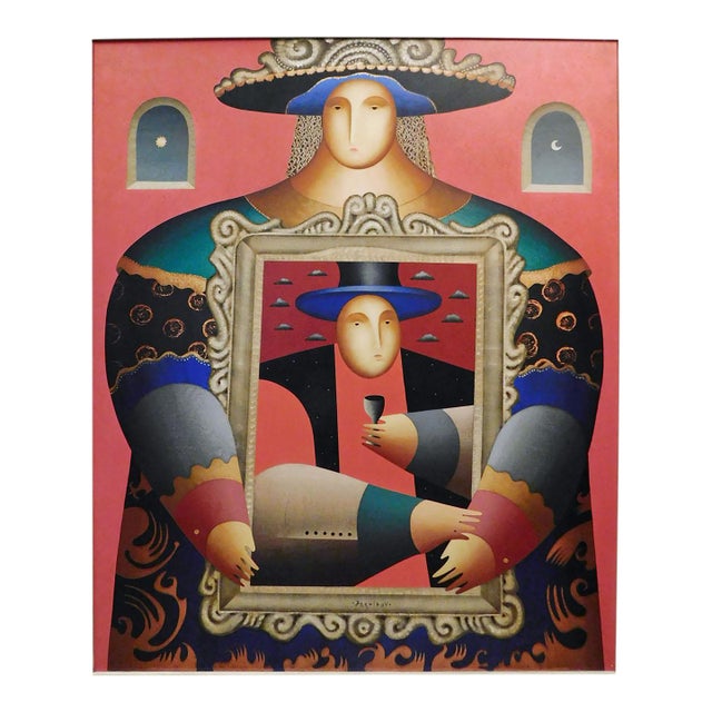 Anton Arkhipov Portrait Russian Original Painting Artwork Art Important Artist For Sale