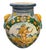 2000 - 2009 Vintage Italian Majolica Style Large Ceramic Urn Vase With Putto and Lion Head Handles For Sale - Image 5 of 11