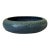1910s Arts & Crafts Hampshire Pottery Blue & Green Matte "Peacock" Glaze Bulb Bowl For Sale