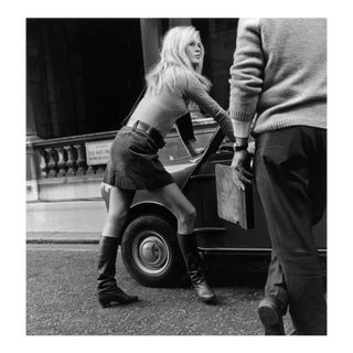 'Mini Car Mini Skirt' Unframed Archival Pigment Print For Sale
