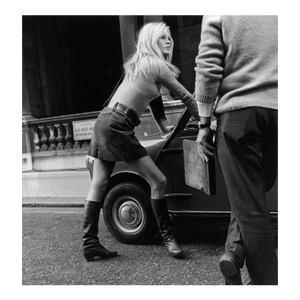 'Mini Car Mini Skirt' Unframed Archival Pigment Print