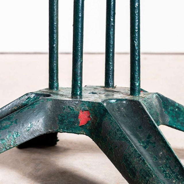 Metal French Round Outdoor Table, 1950s For Sale - Image 7 of 8