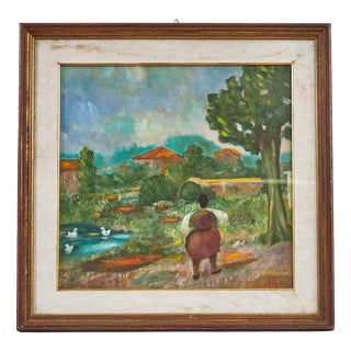 Franco Floriano Salani, Landscape, 2000s, Oil, Framed For Sale