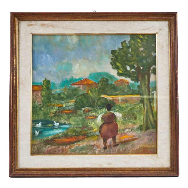 Franco Floriano Salani, Landscape, 2000s, Oil, Framed For Sale