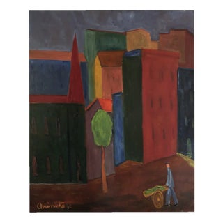 Jean-Jacques Abieniste, Le petit arbre, 1946, Oil on Canvas For Sale