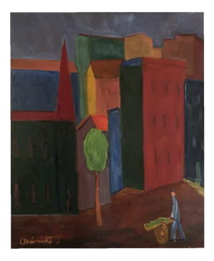 Jean-Jacques Abieniste, Le petit arbre, 1946, Oil on Canvas