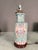Vintage Chinese Style Raised Floral Pattern Porcelain Table Lamp For Sale In New York - Image 6 of 9