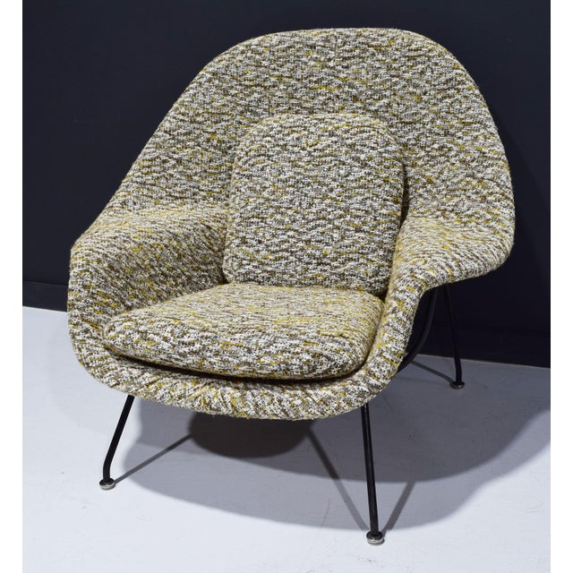 Eero Saarinen for Knoll Womb Chair Is French Boucle" For Sale In Dallas - Image 6 of 9