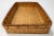 Wood Vintage Woven Wicker Basket Tray For Sale - Image 7 of 10