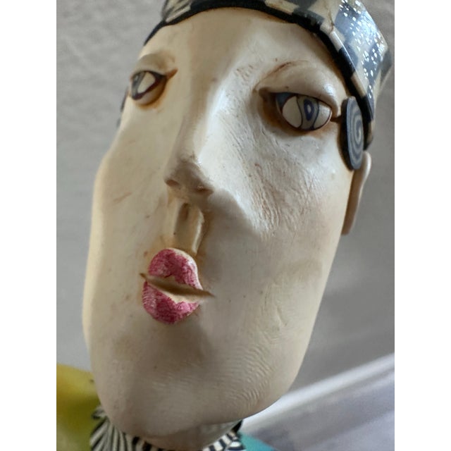 “Unicycle” – Laura Balombini Original Sculpture – Jesters Series (2005–2007) – Exhibition Piece For Sale - Image 10 of 11