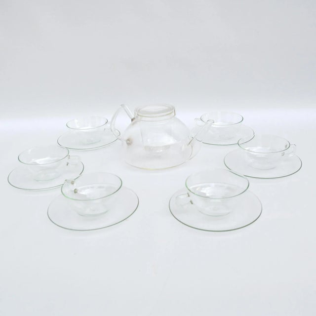 1970s W. Wagenfeld Jena Glas Coffee Service- 13 Pieces For Sale - Image 13 of 13