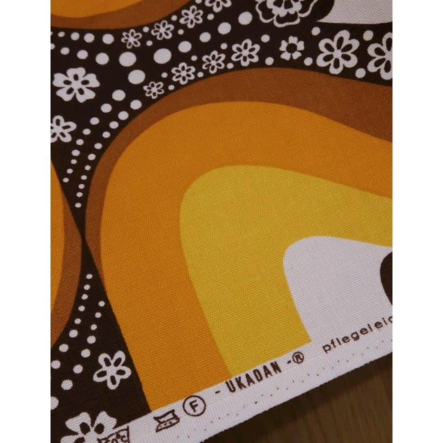 1970s Mid-Century Modern German Ukadan Fabric for Curtains, 1970s For Sale - Image 5 of 6