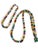 Artisan-Crafted Multicolor Tourmaline Necklace & Bracelet With Watermelon Tourmaline and Verdigris Patinated Copper For Sale - Image 9 of 17