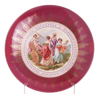 Earthenware Plate from Sarreguemines For Sale