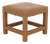 Karl Springer Attr. Ostrich Leather Covered Stool For Sale