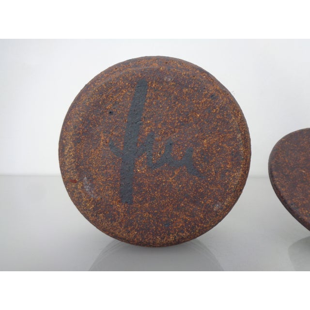 Studio Ceramic Bowl with Lid by Tue Poulsen, Denmark, 1960s For Sale - Image 10 of 13